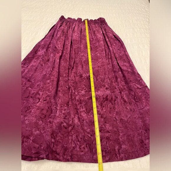 Good Earth Clothing 2 Piece Maxi Skirt & Top Separates Batik Rayon Lightweight - Picture 7 of 8